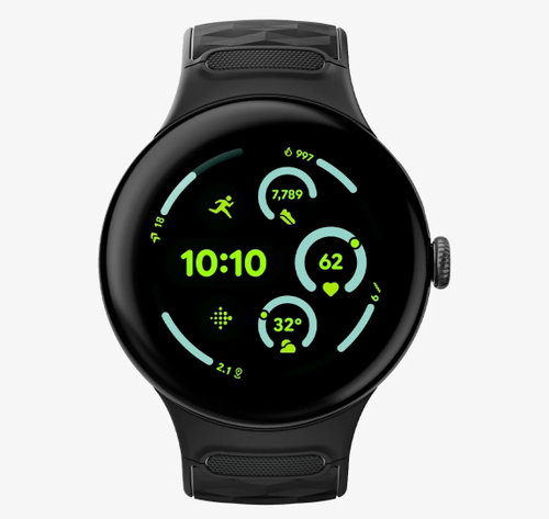 Spigen Parallax Google Pixel Watch 5/4/3 45mm Matte Black - Watch Strap - Main image