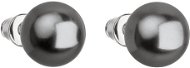 EVOLUTION GROUP 71070.3 Grey dekorováno perlou Swarovski® - Náušnice