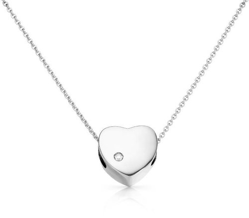 Dolcze Heart White (Au585 / 1000, 1.64 g) - Necklace - Main image