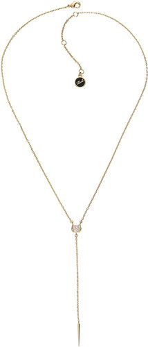 KARL LAGERFELD Mini Pave Silhouette Choupette White with Swarovski Crystals - Necklace - Main image
