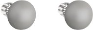 EVOLUTION GROUP 31142.3 pastel grey s perlou Swarovski (Ag925/1000, 2 g) - Náušnice