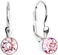 EVOLUTION GROUP 31112.3 lt. Rose Decorated with Swarovski® Crystals (Ag 925/1000, 1g) - Earrings