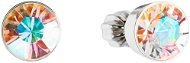 Náušnice EVOLUTION GROUP 31113.2 krystal ab kotlík dekorovaná krystaly Swarovski® (Ag 925/1000, 1 g) - Náušnice