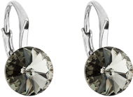 EVOLUTION GROUP 31229.3 Black Diamond Decorated with Swarovski® Crystals (Ag 925/1000, 1.6g) - Earrings