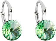 EVOLUTION GROUP 31229.3 Chrysolite Decorated with Swarovski® Crystals (Ag 925/1000, 1.6g) - Earrings