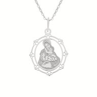 PRAQIA Madonna with Child KO0870_BR030_43-7 (Ag925/1000, 1,84g) - Necklace