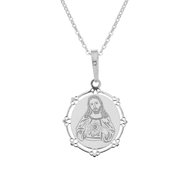 PRAQIA Jesus and Mary KO0871_BR030_43-7 (Ag925/1000, 1,93g) - Necklace