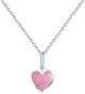PRAQIA Pink Heart KO6068_CU025_40_A (Ag925/1000, 1.11g) - Necklace