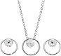 JSB Bijoux Set Circle Rivoli with Swarovski® Crystal Stones 61001423cr - Jewellery Gift Set
