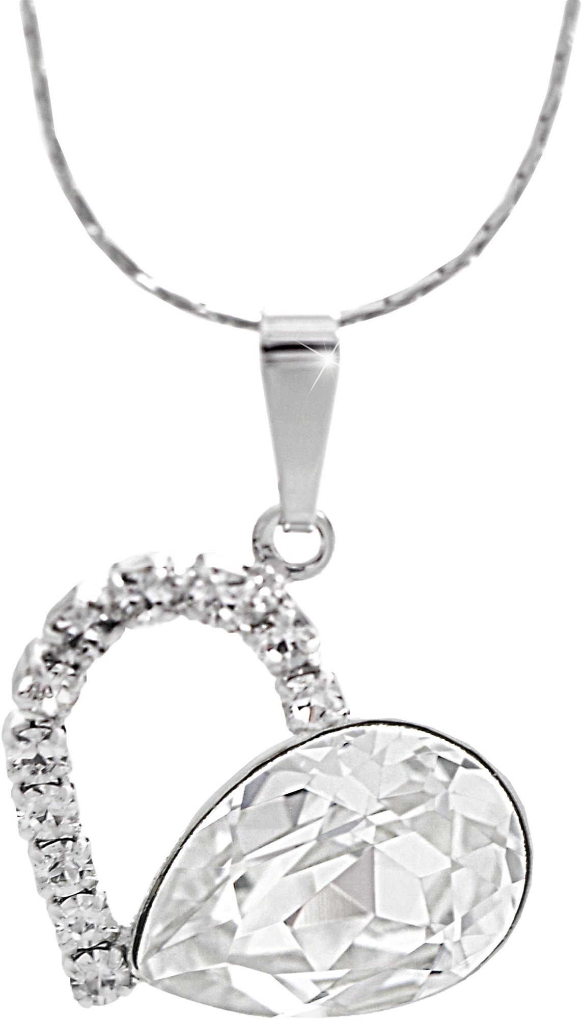 JSB Bijoux szív Swarovski kristályokkal 61300857cr