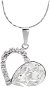 JSB Bijoux Heart with Swarovski Crystals Chaton 61300857cr - Necklace