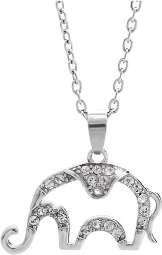 JSB Bijoux Elephant with Swarovski Crystals 92300360cr (Ag925/1000, 2.77g) - Necklace - Main image