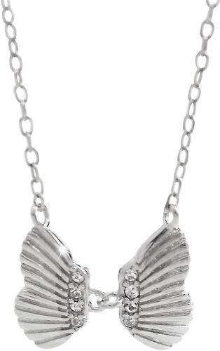 JSB Bijoux Butterfly with Swarovski Crystals 92300393cr (Ag925/1000, 1.8g) - Necklace - Main image