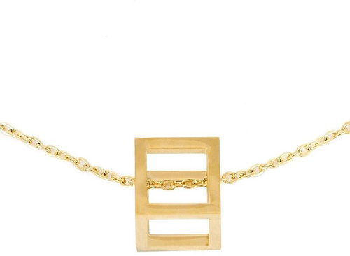 VUCH Cube Gold P378 - Necklace - Main image