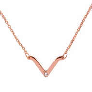 VUCH Visage Rose Gold P2672 - Necklace