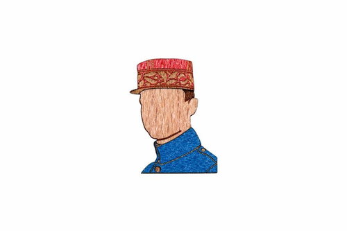 BeWooden BR100 Rastislav - Brooch - Main image