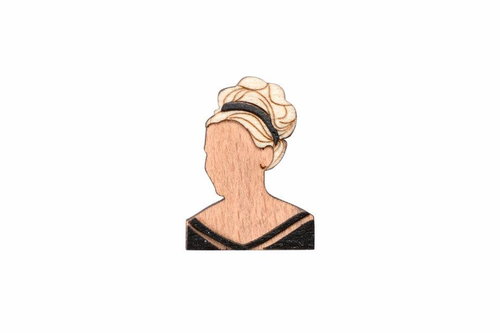 BeWooden BR103 Vera - Brooch - Main image