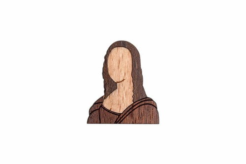 BeWooden BR104 Lisa - Brooch - Main image