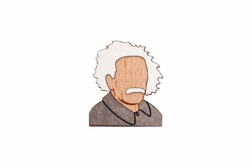 BeWooden BR107 Albert - Brooch - Main image