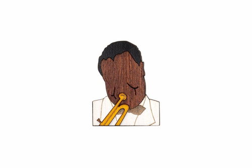 BeWooden BR111 Louis - Brooch - Main image