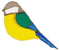 BeWooden BR117 Tit - Brooch