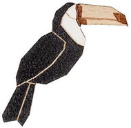 BeWooden BR120 Toucan - Brooch