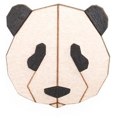 BeWooden BR17 Panda - Brooch - Main image