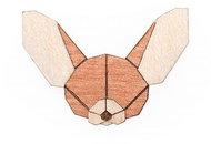 BeWooden BR20 Fennec - Brooch