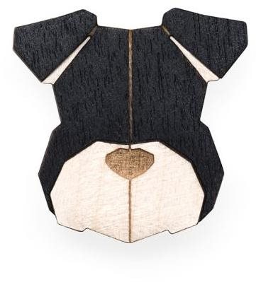 BeWooden BR24 Schnauzer - Brooch - Main image