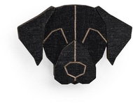 BeWooden BR33 Black Labrador - Brooch