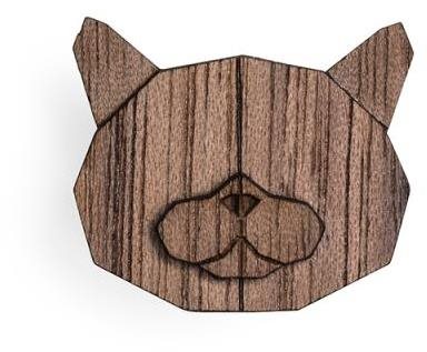 BeWooden BR46 British Cat - Brooch - Main image
