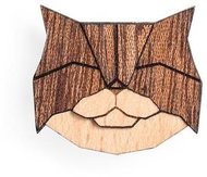 BeWooden BR48 Persian Cat - Brooch