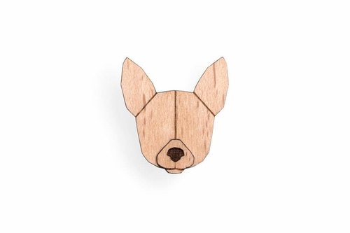 BeWooden BR50 Chihuahua - Brooch - Main image