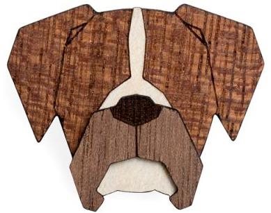 BeWooden BR51 Boxer - Brooch - Main image