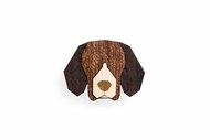 BeWooden BR52 Beagle - Brooch