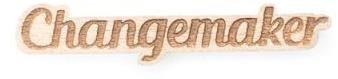BeWooden BR69 Changemaker - Brooch - Main image