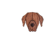 BeWooden BR72 Rhodesian Ridgeback - Brooch