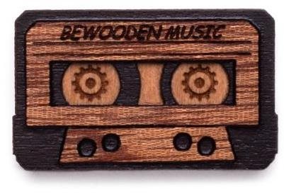 BeWooden BR73 Cassette - Brooch - Main image