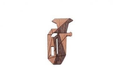 BeWooden BR80 Tuba - Brooch - Main image