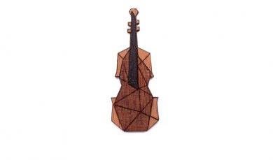 BeWooden BR81 Violin - Brooch - Main image