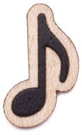 BeWooden BR85 Tone - Brooch