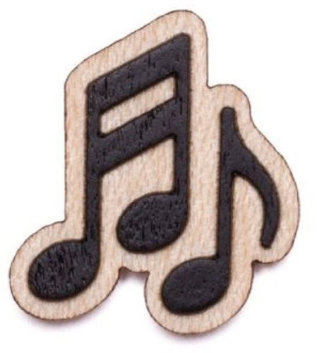 BeWooden BR87 Melody - Brooch - Main image