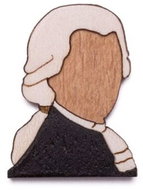 BeWooden BR88 Amadeus - Brooch