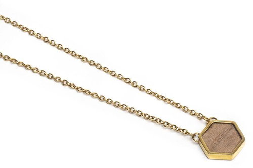 BeWooden JWN17 Apis Hexagon - Necklace - Main image