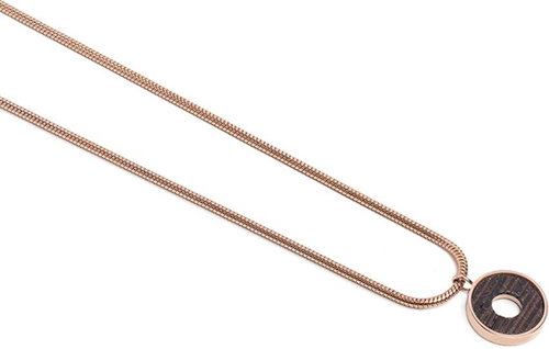 BeWooden JWN21 Rose Circle - Necklace - Main image