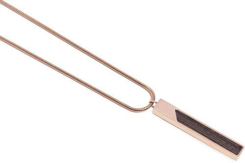 BeWooden JWN30 Rose Rectangle - Necklace - Main image