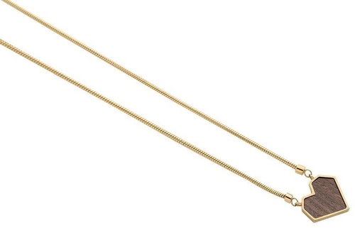 BeWooden JWN37 Aurum Heart - Necklace - Main image