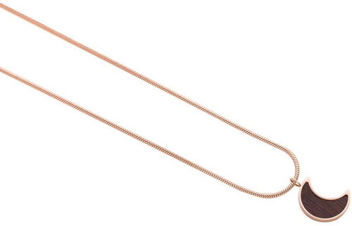BeWooden JWN43 Rose Halfmoon - Necklace - Main image