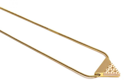 BeWooden JWN7 Virie Triangle - Necklace - Main image