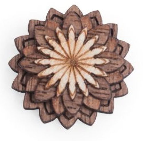 BeWooden LF8 Oriens Flower - Brooch - Main image